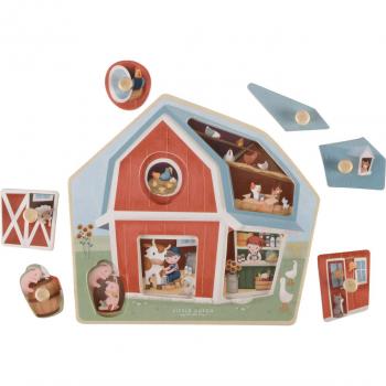 Little Dutch Little Farm Wooden Jigsaw – 12 m+ 1 Piece