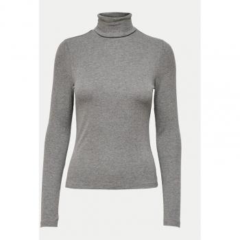 ONLY Slim Fit Rollkragenpullover Sille Grau