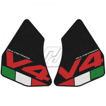 Visgaler Tapis genoux antidérapant Ducati Multistrada V4 1100 Sport 2021-2022 Noir