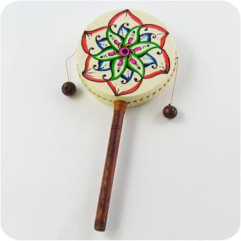 Schütteltrommel Handtrommel Meditation Drehtrommel Trommel Rhythmus Klang Instrument