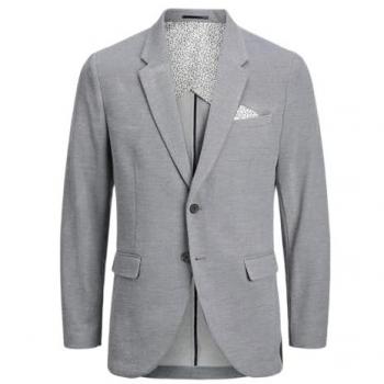 Blazer Uomo Jack & Jones Slim Fit Blu Chambray 48