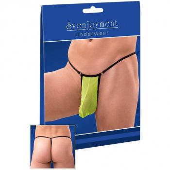 Mini-String für Herren von Svenjoyment – Neon Gelb/Schwarz, M/L