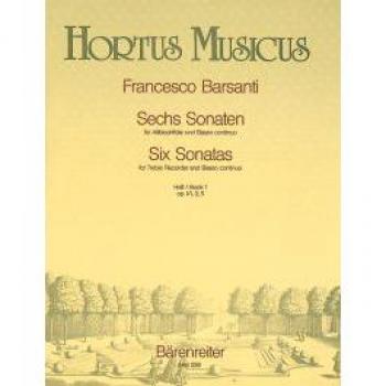 Partitions classique Hortus Musicus BARSANTI F.