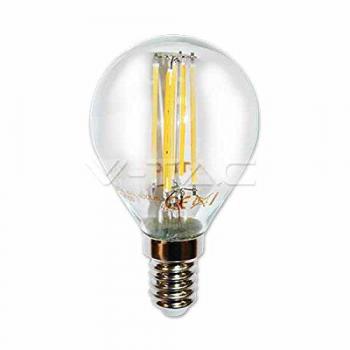 VT‑1996 Lampadina LED E14 4W P45 Filamento Bianco Freddo 6400K – V‑tac