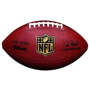 Wilson Men’s NFL Duke Leather Ball – Brown