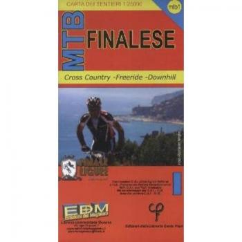 MTB-1 Finalese. Carte dei sentieri di Liguria per mountain bike MTB VTT