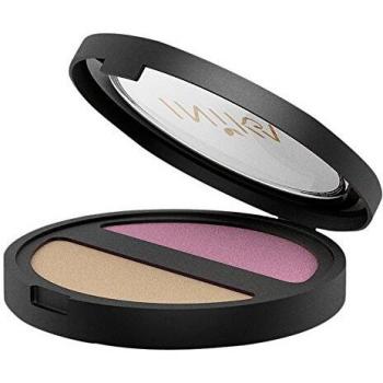 INIKA Organic Pressed Mineral Eye Shadow Duo in Navy & Silver