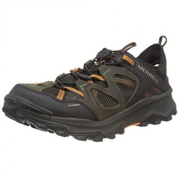 Sandali Merrell Speed Strike in Pelle Olive Uomo