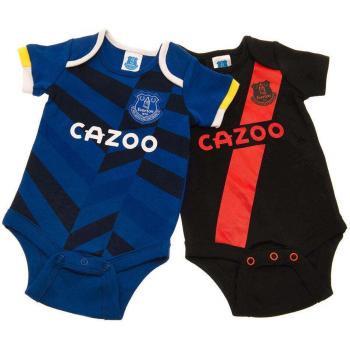 Black/Blue Everton FC Newborn Bodysuit Bundle (2 Pieces), 6–9 Months