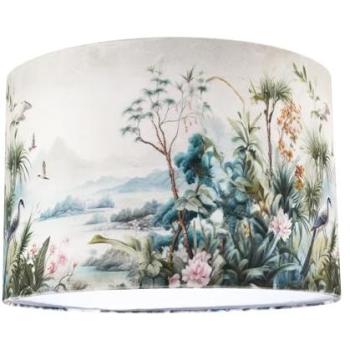 Birds & Blossoms Velvet Outdoor Shade