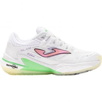 Joma Slam Lady 2502 – Zapato de Pádel para Mujeres, Color Blanco