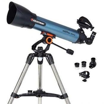 Celestron Inspire 100AZ Built-In Refracting Telescope