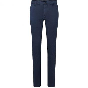 Modern Fit Chino mit Stretch‑Anteil Modell „Matthew“ – blau
