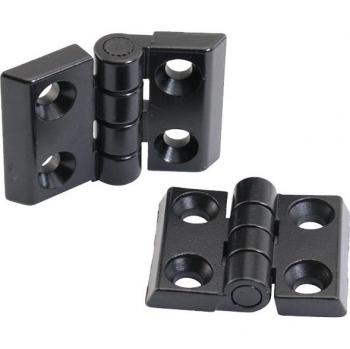 Bisagra Metal Black 4040 T‑Slot