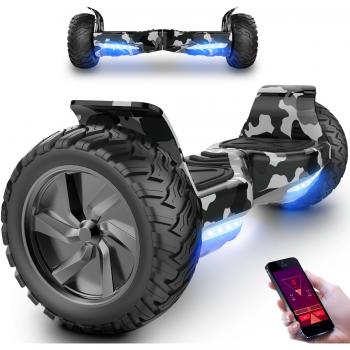 Hoverboard camouflage vert militaire