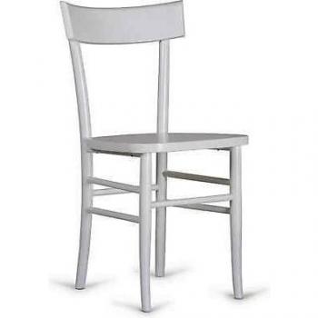Sedie Brera Set 2 HOMEMANIA, Mobile Design Italia, Legno Bianco, Dimensioni 39x48x80 cm