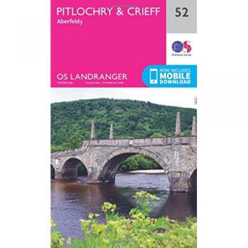 Ordnance Survey Map of Pitlochry & Crieff
