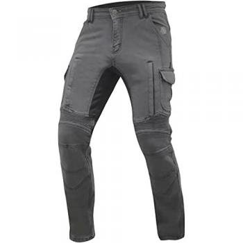 Jeans Trilobite Acid Scrambler Moto Grigio 32-38