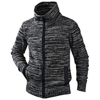 Strickjacke für Damen, Gr. 46, schwarz