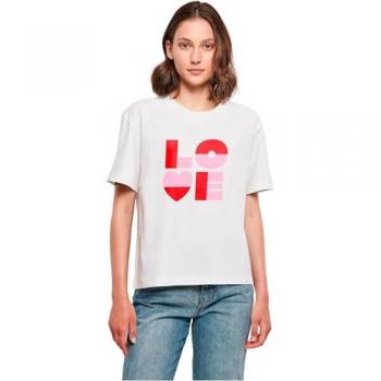 Camiseta de mujer Miss Tee Letras con Corazón