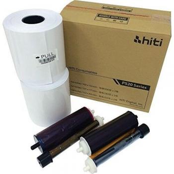HiTi Printing Kit with Ribbon and Paper for P520, 15 x 20 cm, 2 x 250 Sheets