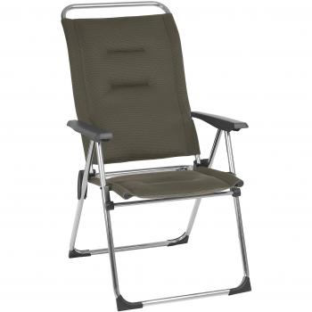 Fauteuil ultra-léger plage & camping Alu Cham AirComfort marron taupe