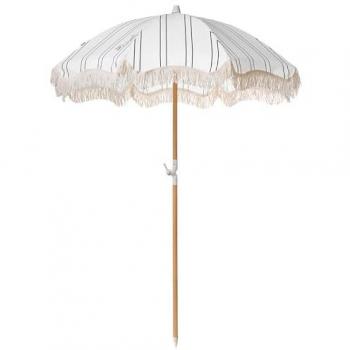Parasol Vintage Blanc et Noir