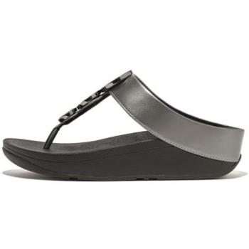 FitFlop Halo Bead-Circle Sandalo da Spiaggia Donna