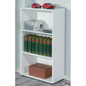 Etagère 3 Niveaux en Mélamine Blanc