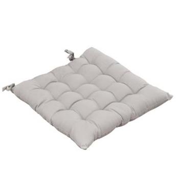 Coussin Sophie 38x38cm en Coton Coloris Nuage
