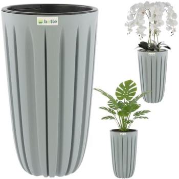 Pot circulaire 50 cm haute, insert inclus