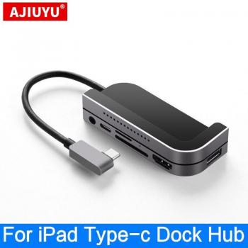 Puerto USB‑C Dual‑HDMI 12,9 mm Ajuyu