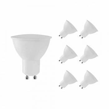 Pack 6 de Bombillas Led Spotlight GU10 6000K Raydan Home