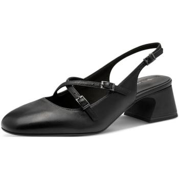 Tamaris Slingback Cuir Noir