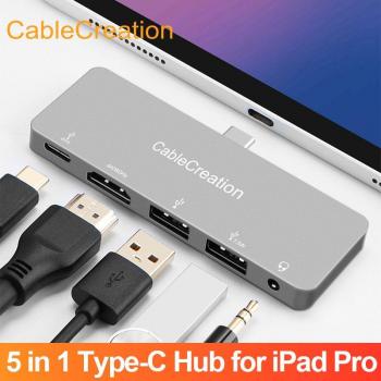 CableCreation USB C Hub with 3.5mm Audio Output for iPad Pro