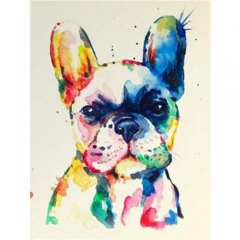 Mozaico diamante cane 20X30CM