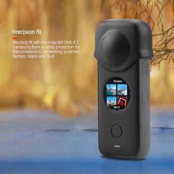 Cubierta Silicona Lente Cámara Deportiva Insta360
