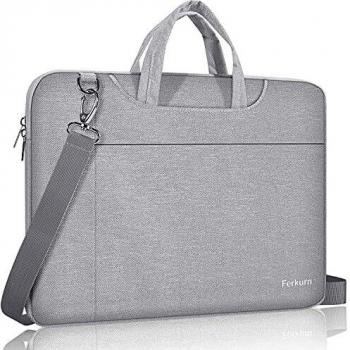 Ferkurn Water-Resistant Laptop Bag Compatible with 15-15.6 Devices including MacBook Pro 16, HP Pavilion 15, Toshiba, Asus, Lenovo ThinkPad, Samsung