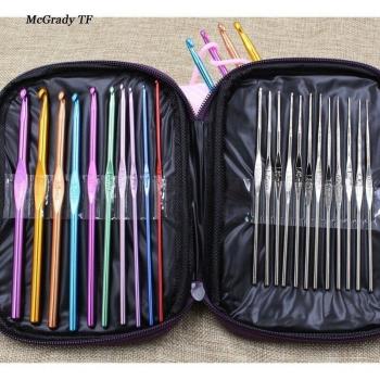 Aluminum Weave Craft Crochet Hook Set