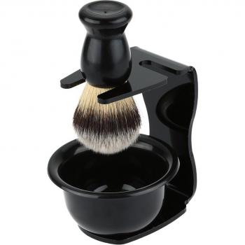 Jabonera de Afeitar con Brocha y Soporte para Barba