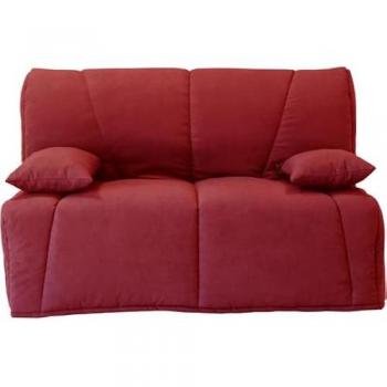 Canapé Lit Eden BZ 140 Rouge avec Matelas 28 kg