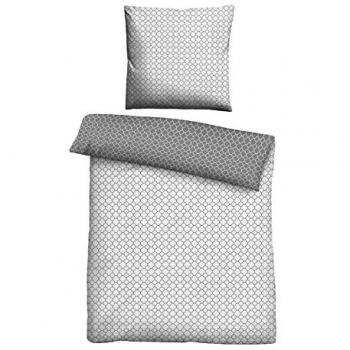 Biberna Wendebettwäsche Combinate 135x200, 155x220, 200x200 cm, Mako-Satin
