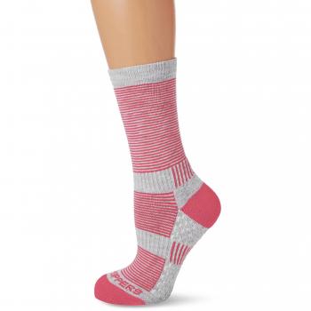 Chaussettes de Voyage Craghoppers pour Femme, régulation de la Chaleur, Rose/Gris Tourterelle, Taille 68