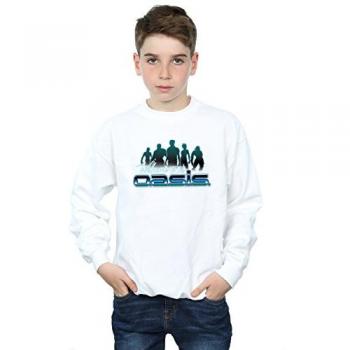 Ready Player One Sweat‑shirt Blanc pour Enfant – Design « Welcome To The Oasis »