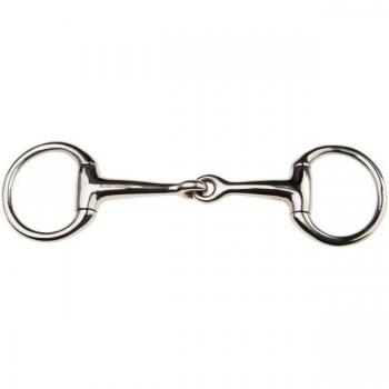 Korsteel 5.5 Jointed Eggbutt and Bradoon Snaffle Bridle Bit