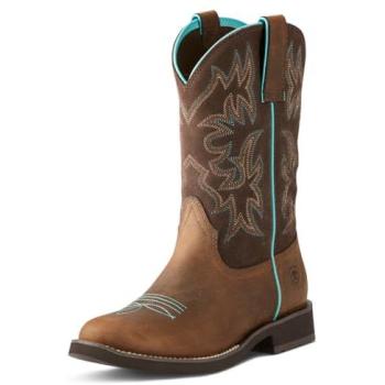 Delilah Round Toe Braune Frauenschuhe Ariat