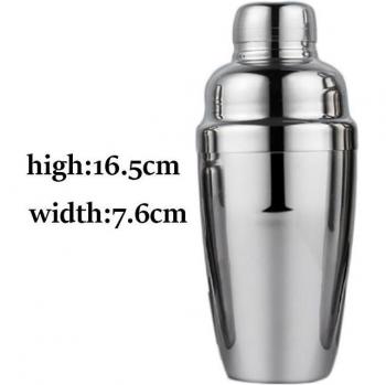 Stainless Steel Mirror Polish Japanese Style Bartender Cocktail Shaker