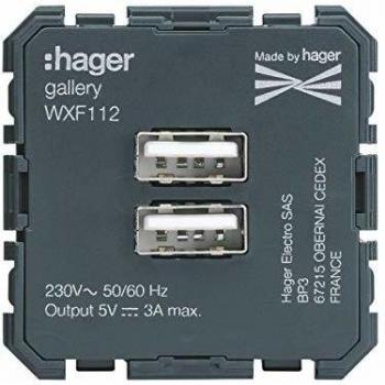Chargeur USB Hager
