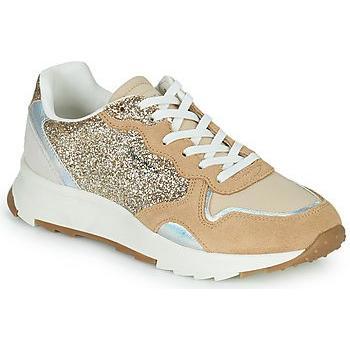 Pepe Jeans Women's Joy Star Glam Trainers in Beige