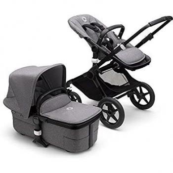 Bugaboo Fox 3 Kombiwagen Schwarz/Grau Melange